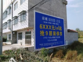 楚雄墙体广告质量分析