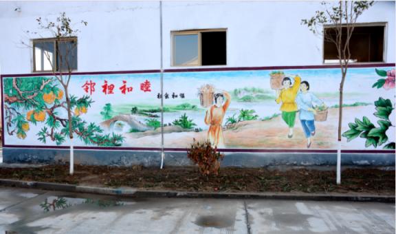 楚雄乡镇文化墙 乡风文明焕发新活力