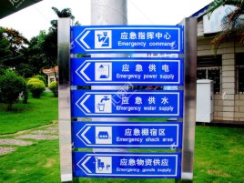 楚雄标识导向系统设计需要掌握的四大元素